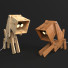 Table Lamp Hroome Puppy by 4 Wood Matrial - dangsho