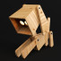 Table Lamp Hroome Puppy by 4 Wood Matrial - dangsho