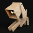 Table Lamp Hroome Puppy by 4 Wood Matrial - dangsho