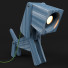 Table Lamp Hroome Two Puppy Shaped Wooden - dangsho