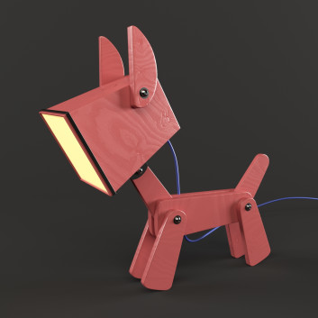 Настільнa лампа Red Dogi Wooden