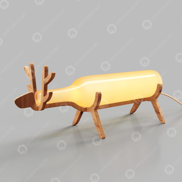 Tischlampe Lighting - Deer 3D-Modell