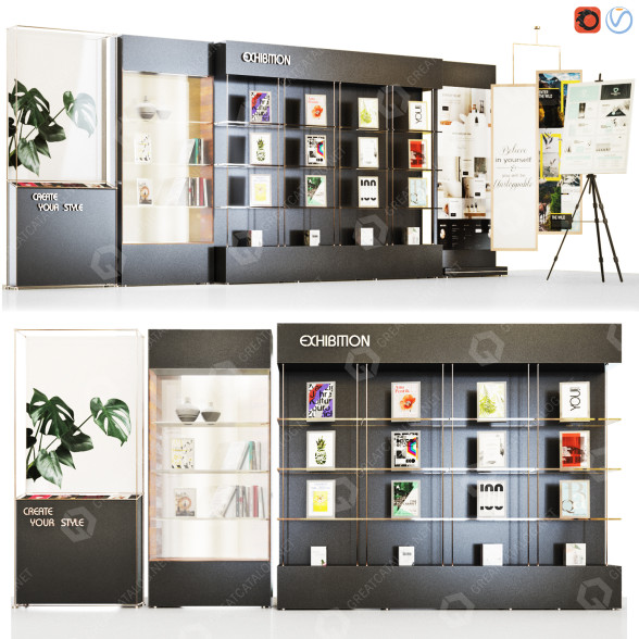 Вітрини Set Exhibition 3D модель