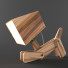 Table Lamp Hroome Dogi Adjustable Wooden - dangsho