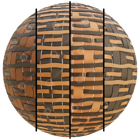 Волокно FB347 Wicker Ribbon 3D модель