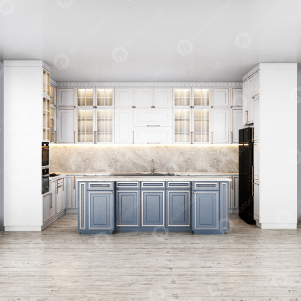 Cuisine Neoclassical 03 modèle 3D
