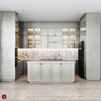 Кухня  Furniture 03 3D модель