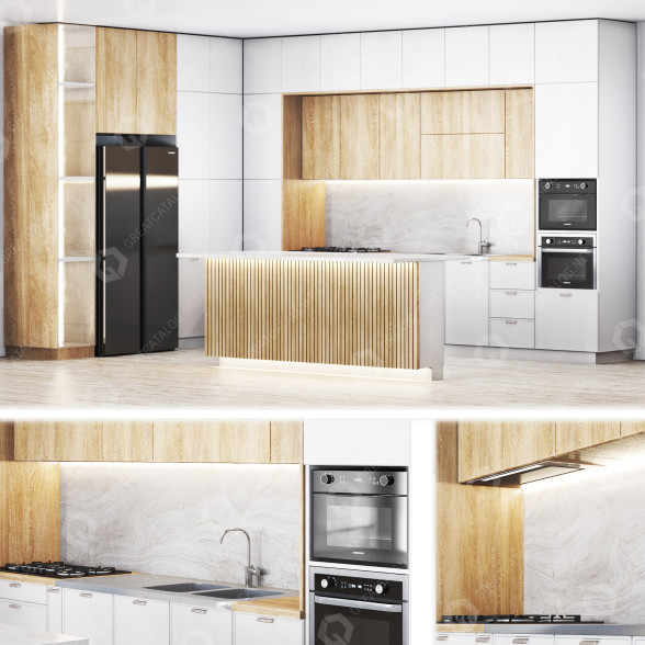 Cuisine Furniture 01 modèle 3D