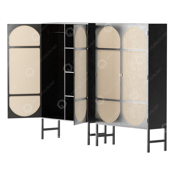 Garderobe HK Living Retro Webbing 3D-Modell