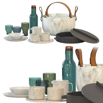 Посуд Kitchen Decor 2 3D модель
