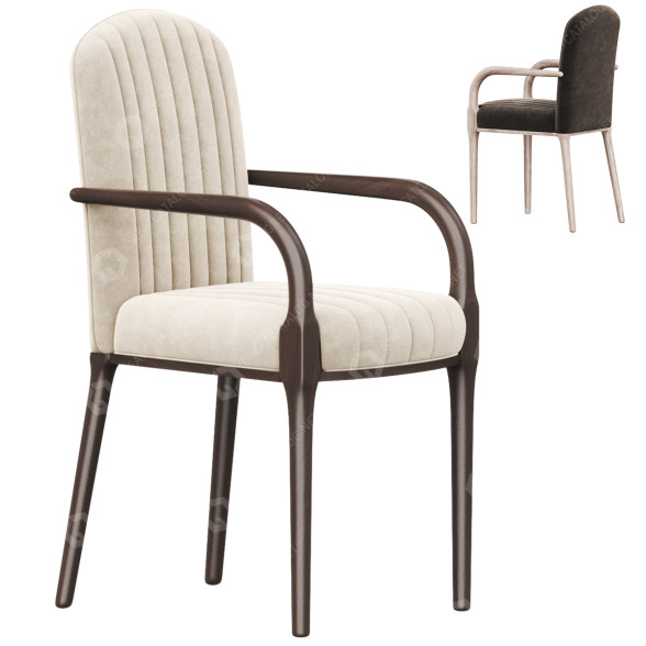 Stuhl Tirolo Parigi Dining 3D-Modell