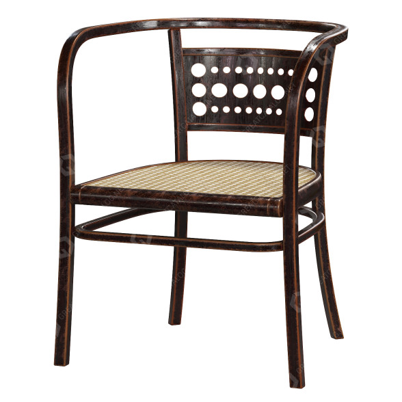 Krzesło Thonet Secessionist Bentwood Elbow model 3D