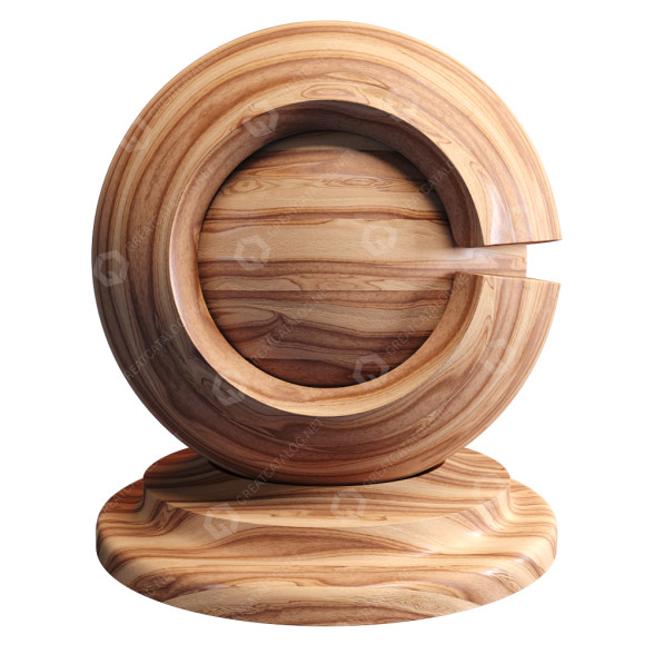 Bois Veneered Material Q modèle 3D