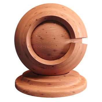 Bois Veneered Material P Modèle 3D