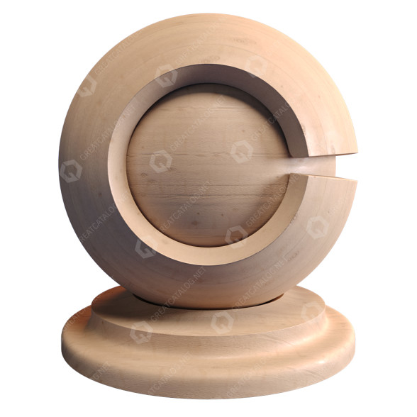 Bois Veneered Material O modèle 3D