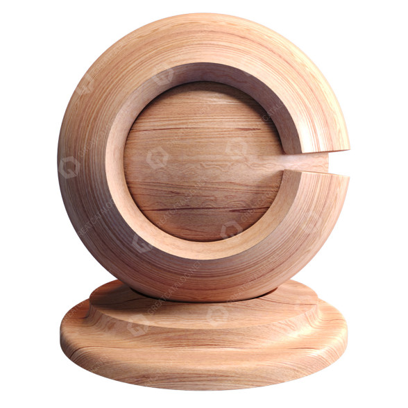 Bois Veneered Material M modèle 3D