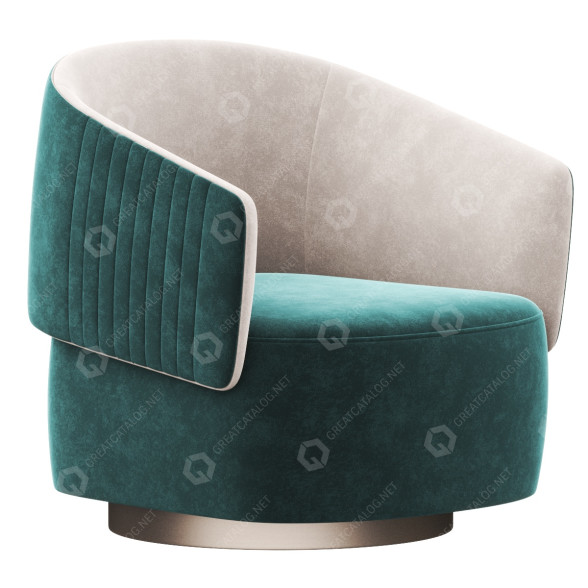 Крісло 4Mariani Twibe Swivel 3D модель