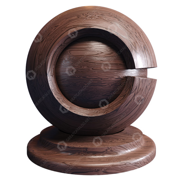 Bois Veneered Material E modèle 3D
