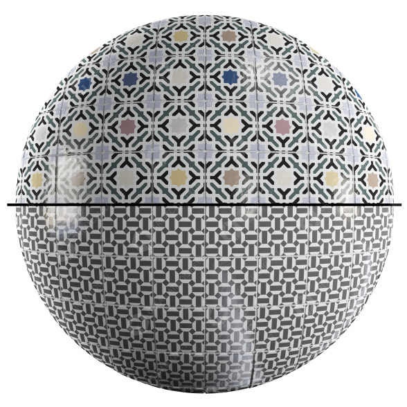 Płytka Artisan Equipe Ornament model 3D