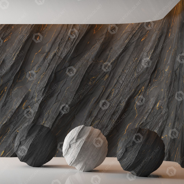 Kamień elewacyjny Cliff Material model 3D