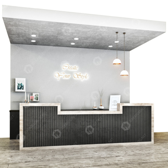 Рецепция Lobby 01 3D модель