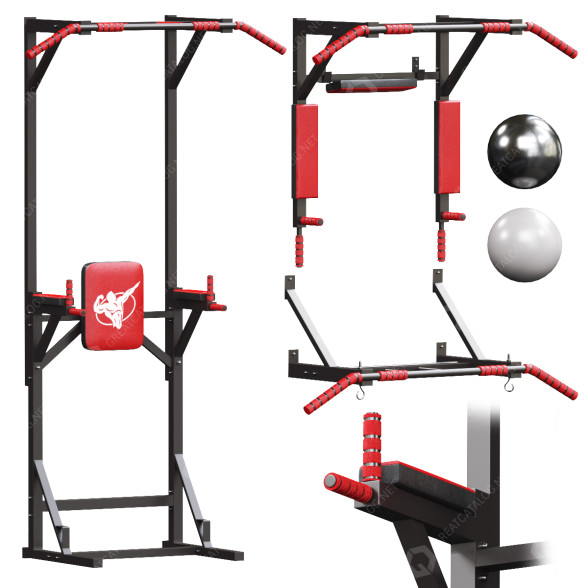 Тренажери Horizontal Bar-Bars-Press 3D модель
