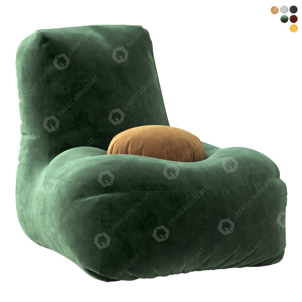 Tasche Stuhl Bean 3D-Modell