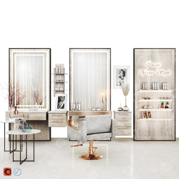 Салон Beauty 03 3D модель