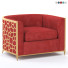 Fauteuil Caracole Golden Curved - axtam3d