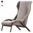 Sessel Poltrona Frau Italian Cavour in Petrol Fabric - axtam3d