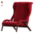 Sessel Poltrona Frau Italian Cavour in Petrol Fabric - axtam3d