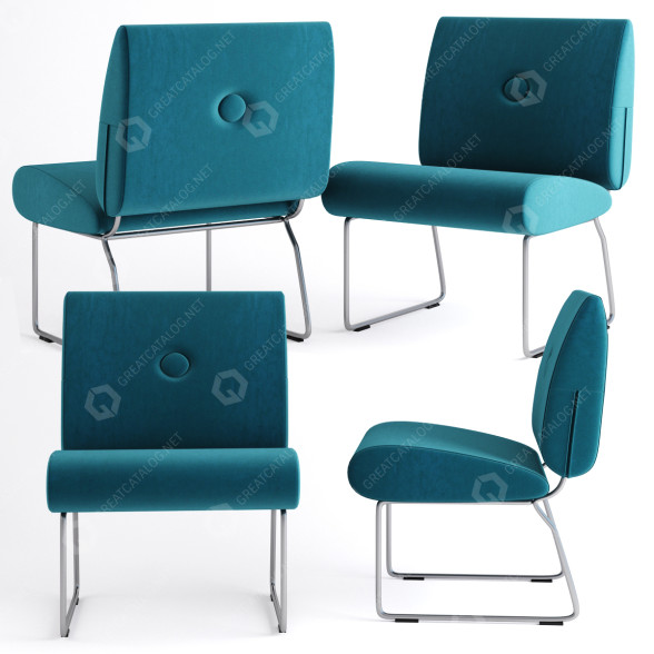 Крісло Johanson Design Friends 3D модель
