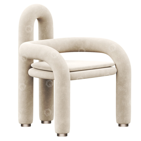 Fauteuil Circa 70, 7 modèle 3D