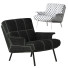 Крісло та пуф Minotti Daiki Indoor - axtam3d