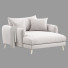 Кушетка Loaf Squishmeister Love Seat Chaise - axtam3d
