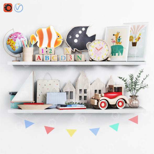 Іграшки Kids Toy 3D модель