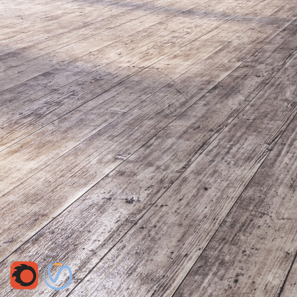 Planche de bois Wood Light modèle 3D