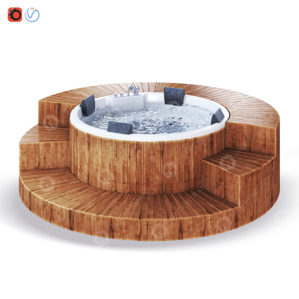 Гідромасажна ванна Spa Pool 03 3D модель