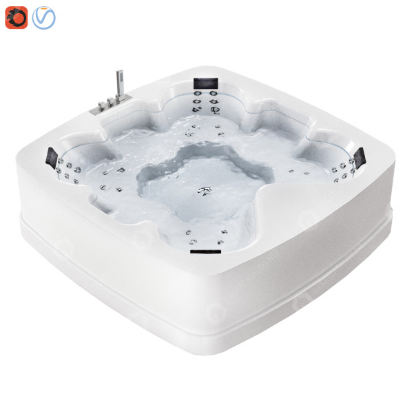 Гідромасажна ванна Spa 3D модель