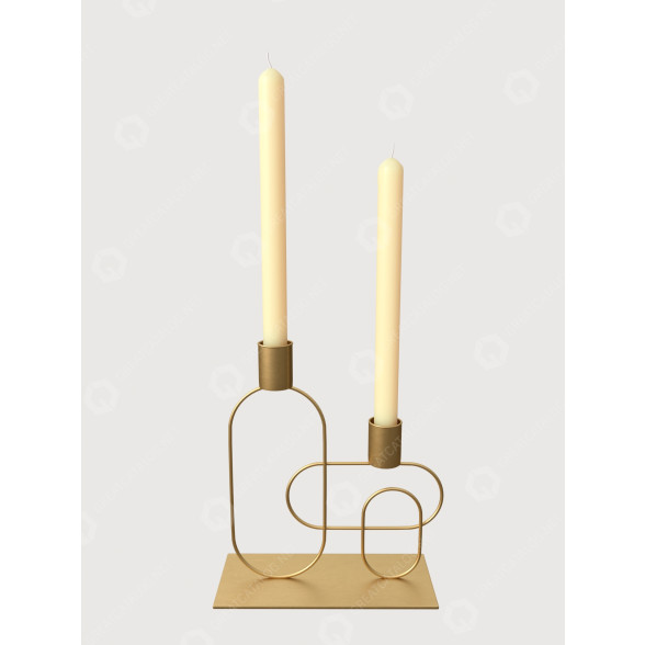 Candelabro Gold Modelo 3D
