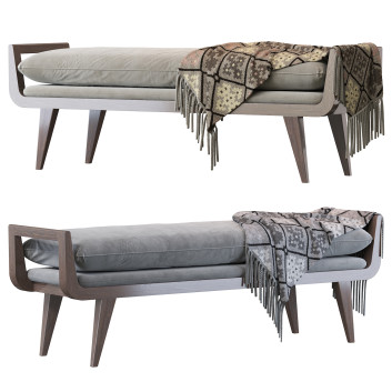 Банкетка Arteriors Santana Muslin