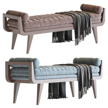 Банкетка Arteriors Santana Muslin