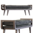 Bench Arteriors Santana Muslin - HenMat