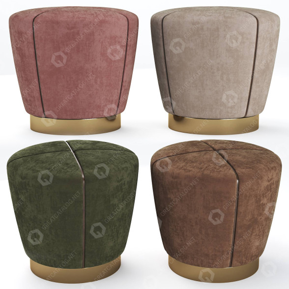 Pouf Frato Safi modèle 3D