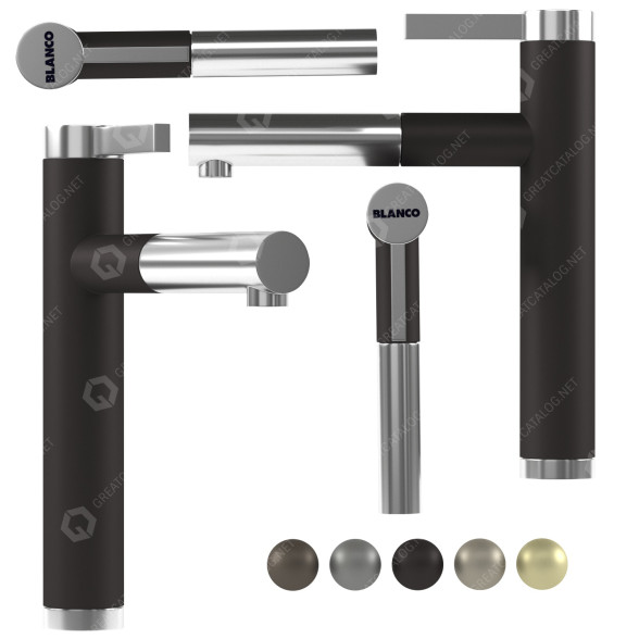 Wasserhahn Blanco Set 03 3D-Modell