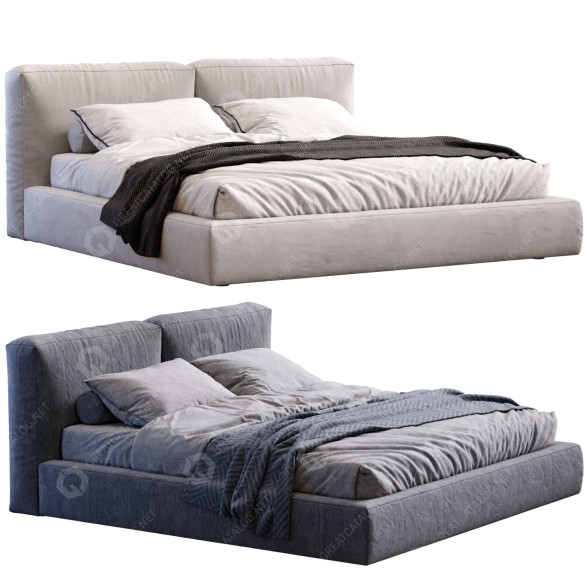 Cama Novamobili Brick Modelo 3D