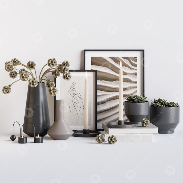 Dekoracje Set 10 model 3D
