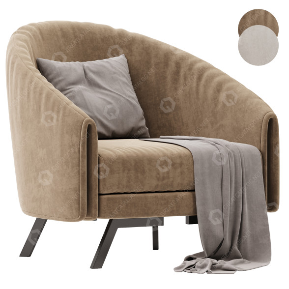 Sessel Bonaldo Saddie 3D-Modell