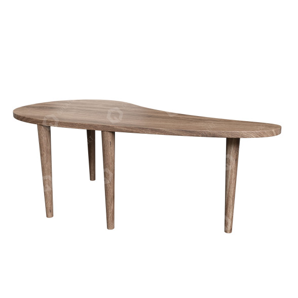 Журнальний столик Homary Wood Abstract 3D модель