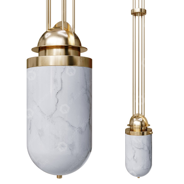 Lampa wisząca Porus Studio Russell model 3D
